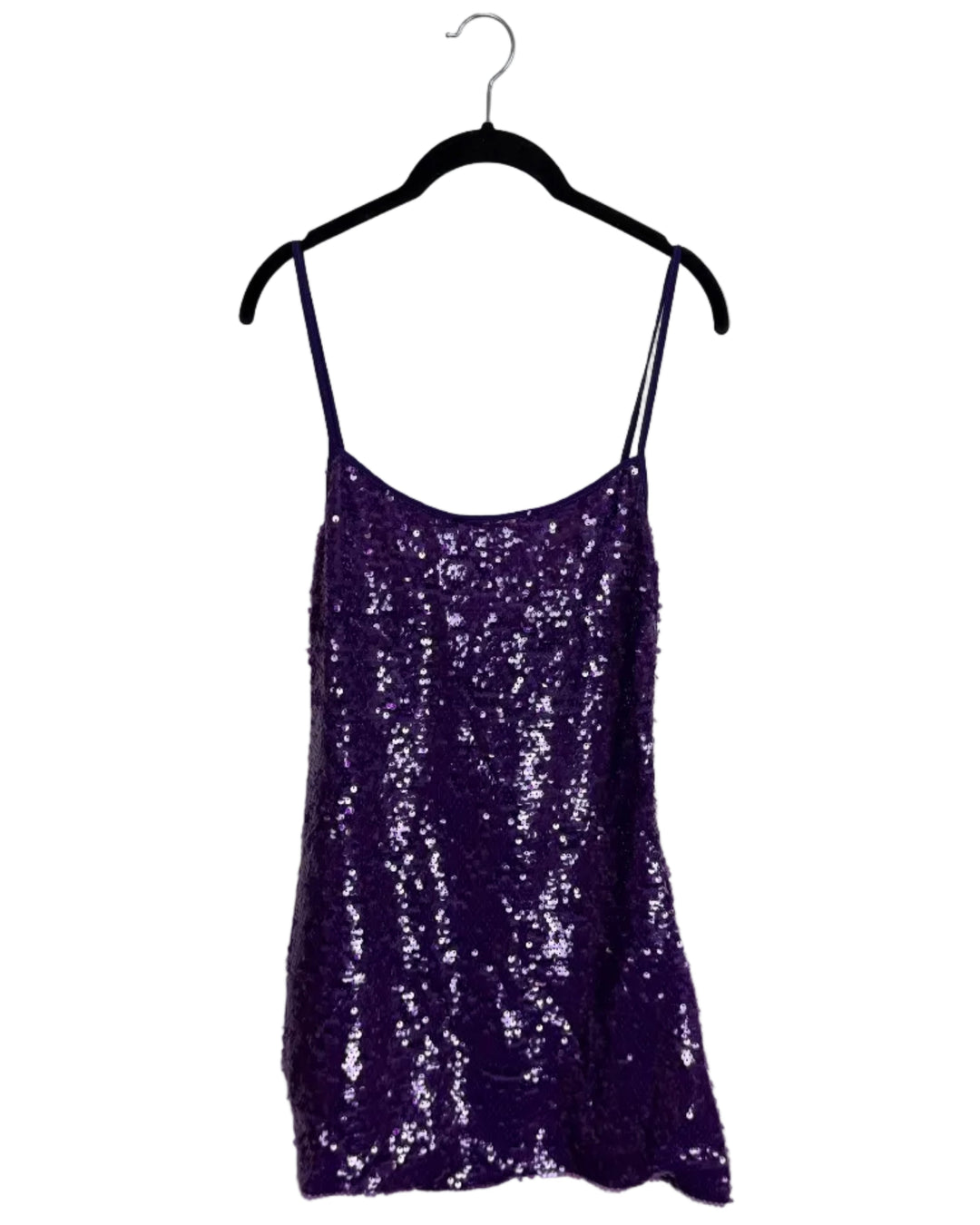 Deep Purple Sequin Dress - Size 0/2 and 2/4