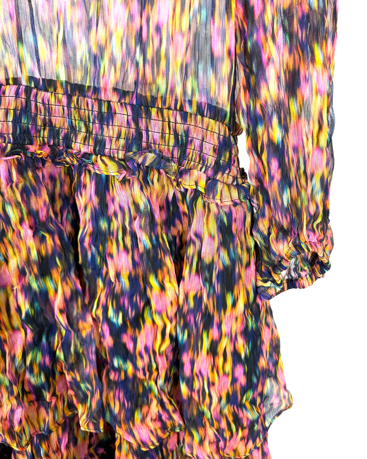 Multicolor Long Sleeve Dress - Size 2/4