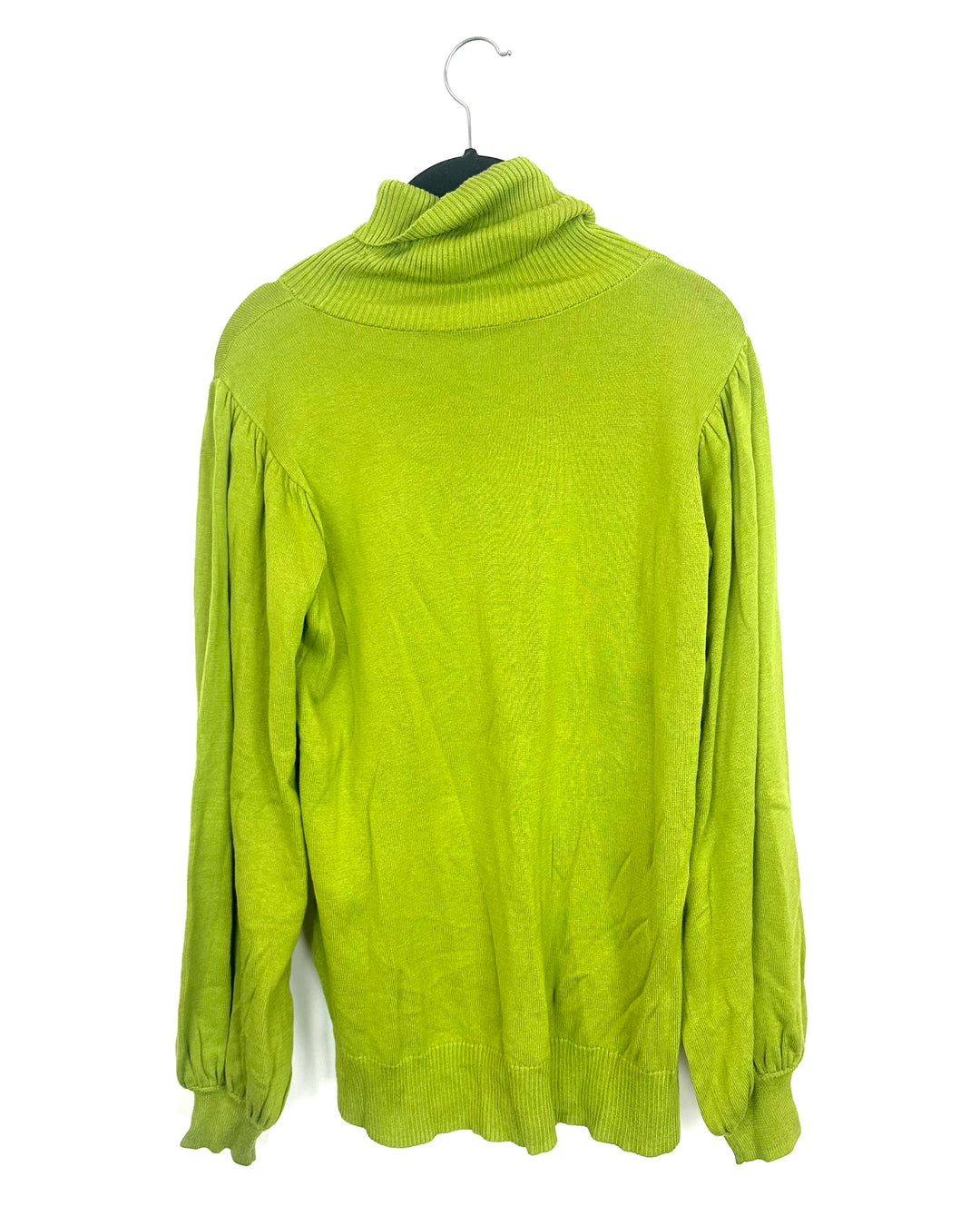 Chartreuse Green Turtleneck Sweater - Size 6/8