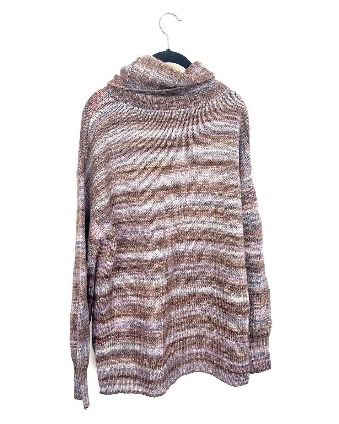 Shades of Pink Ombre Turtleneck Sweater - Size 6/8