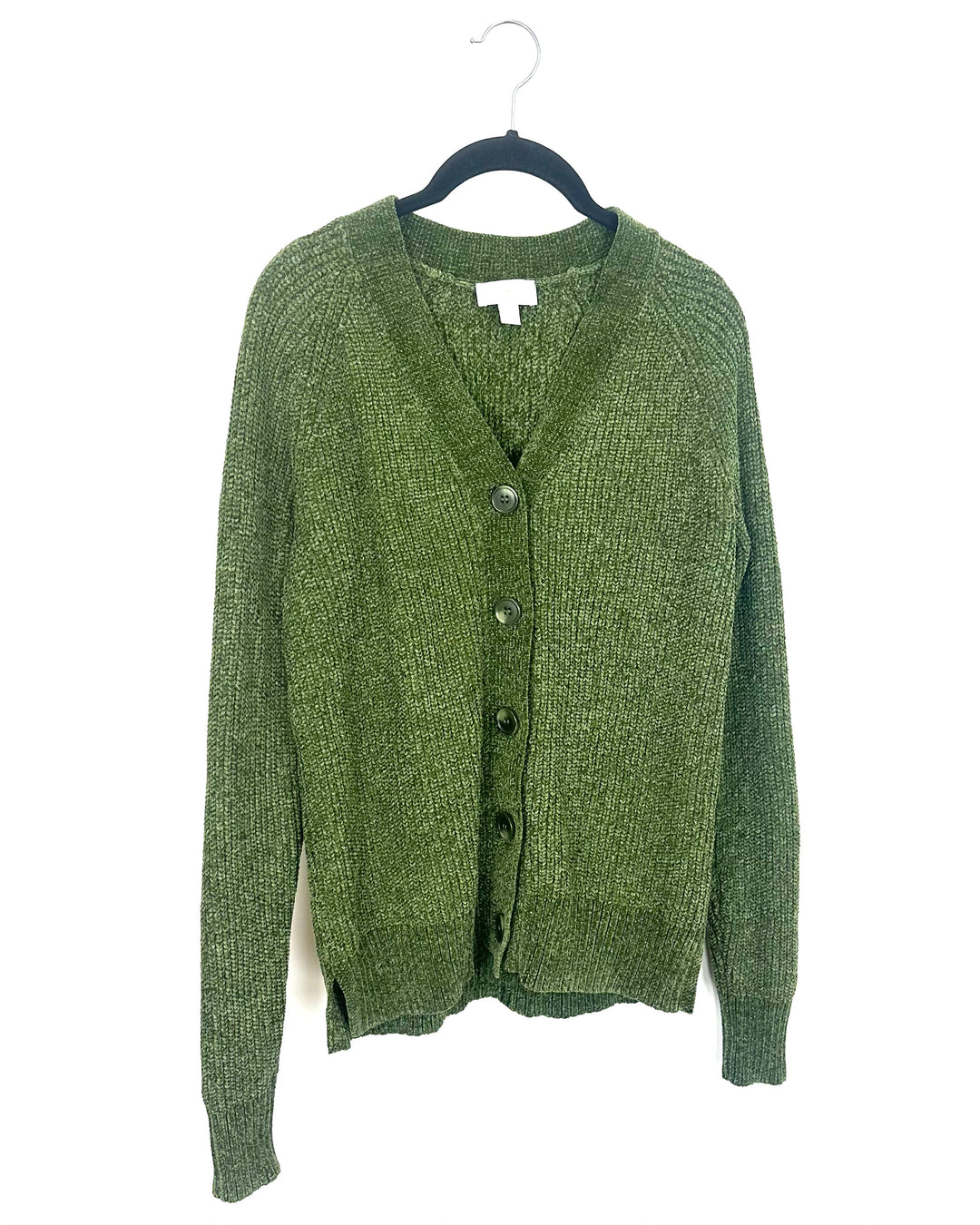 Moss Green Cardigan Sweater - Size 6/8