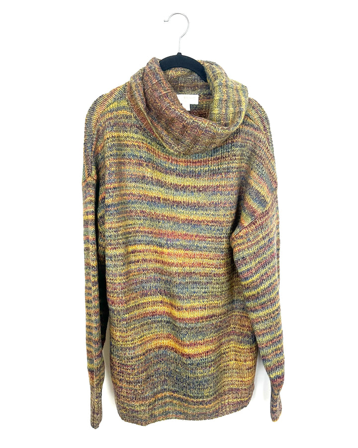 Sunset Ombre Turtleneck Sweater - Size 6/8