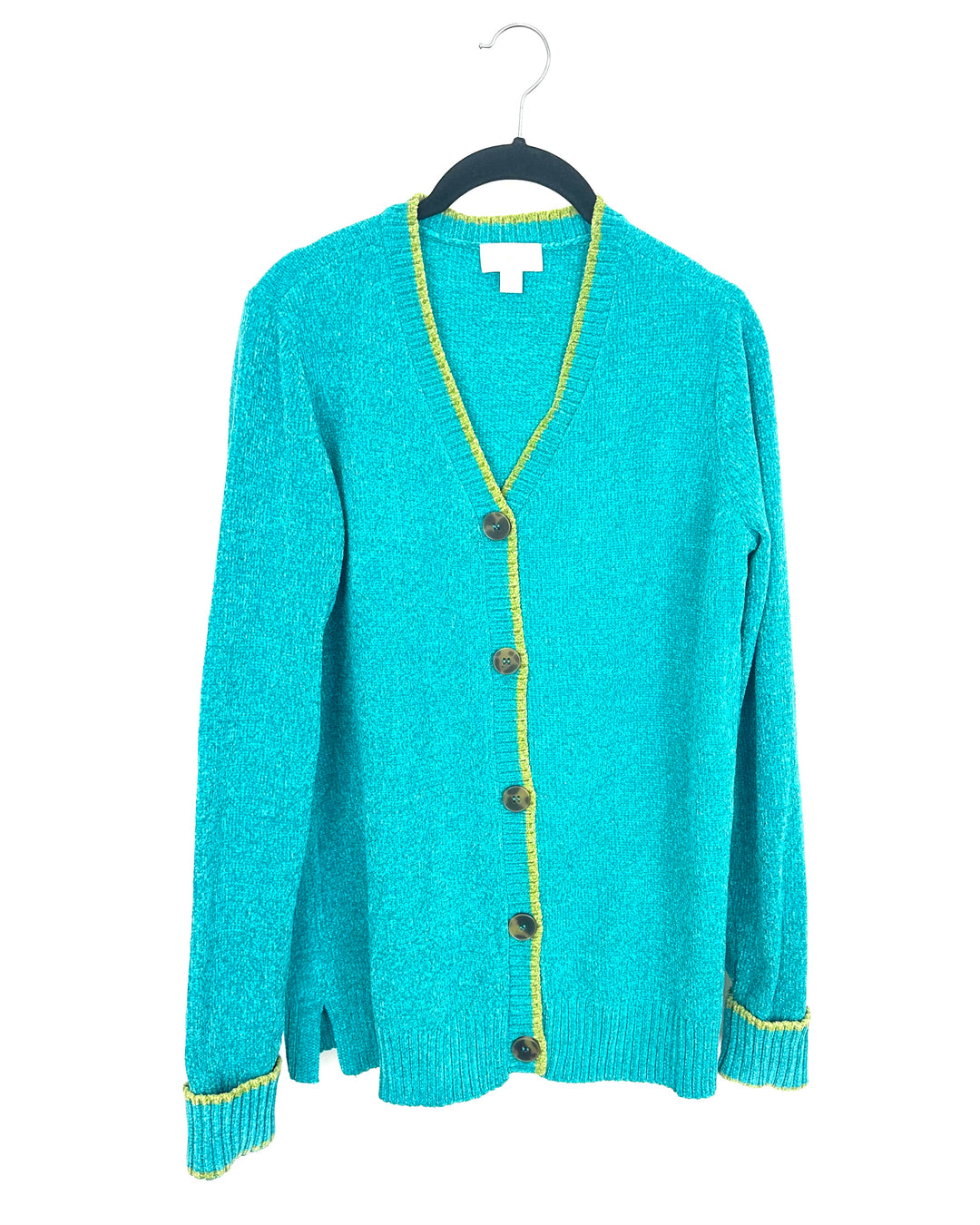 Turquoise and Green Cardigan - Size 6/8