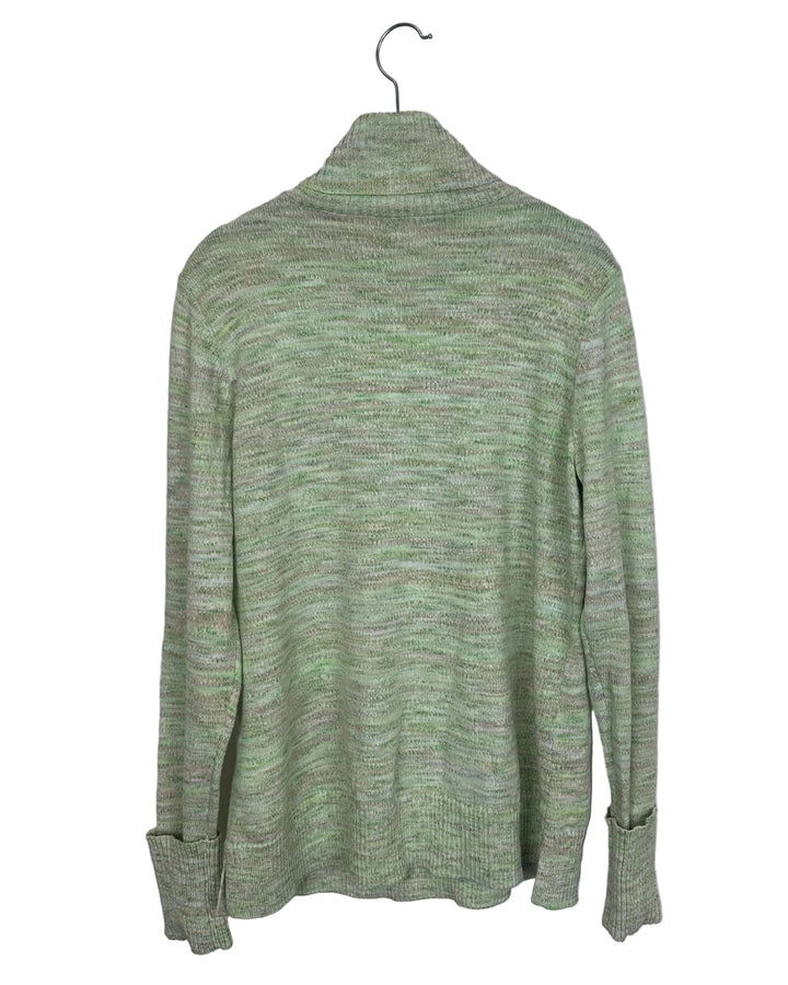 Shades of Green Turtleneck Sweater - Size 6/8