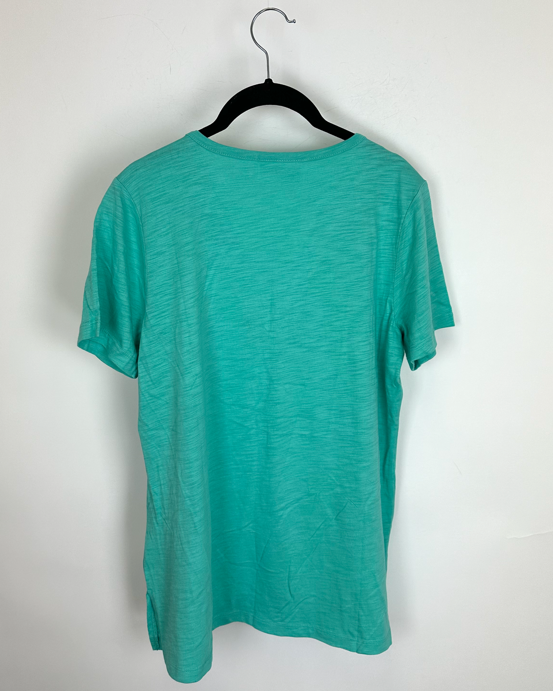 Seaside Blue Eyelet Trim Neckline Top - Size 6/8