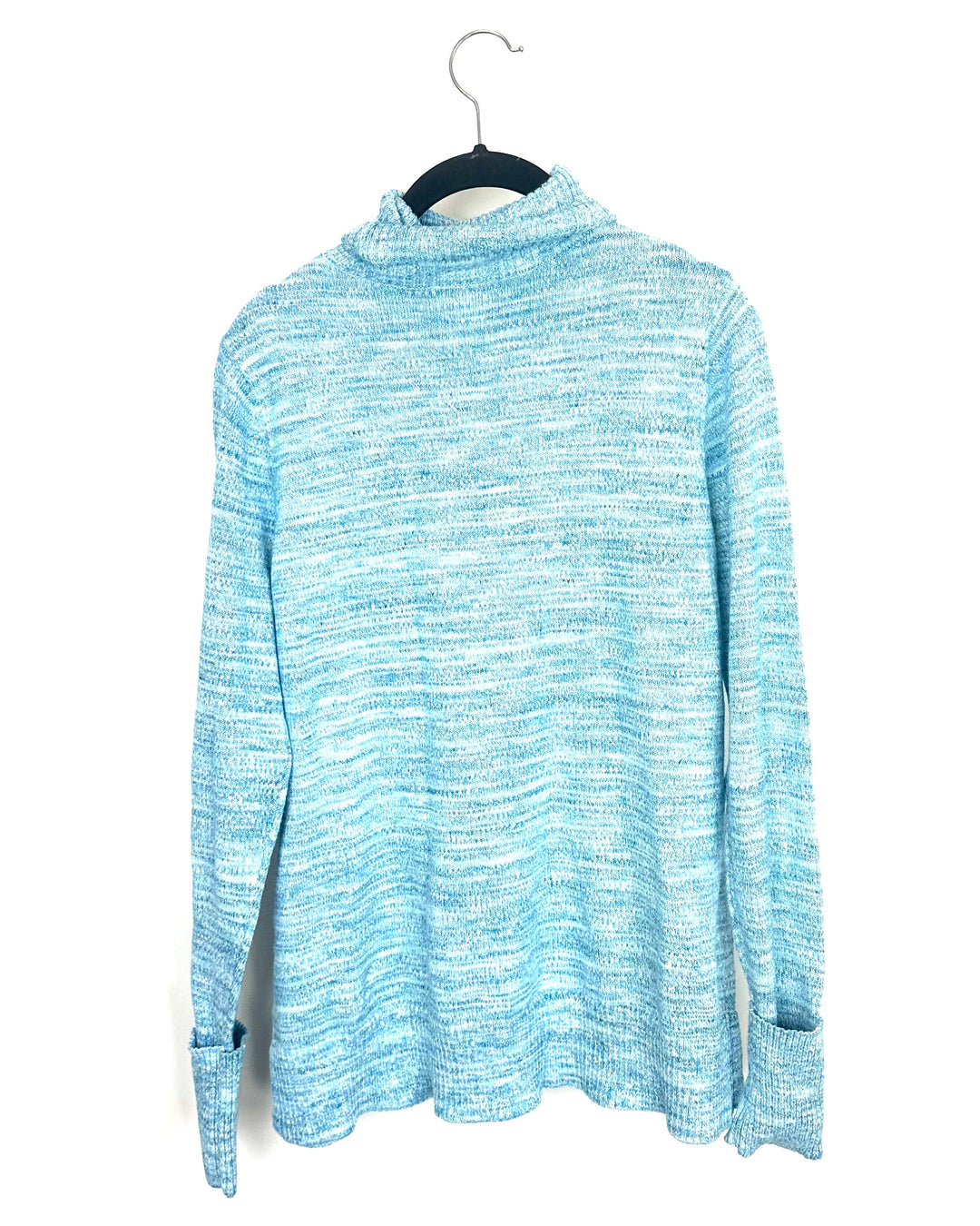 Shades of Blue Turtleneck Sweater - Size 6/8