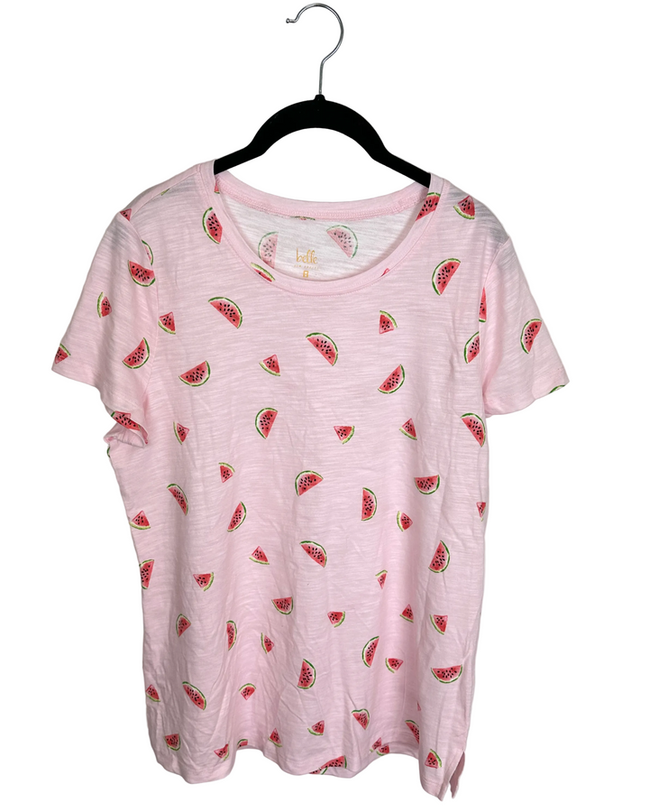 Baby Pink Watermelon T-Shirt - Size 6/8