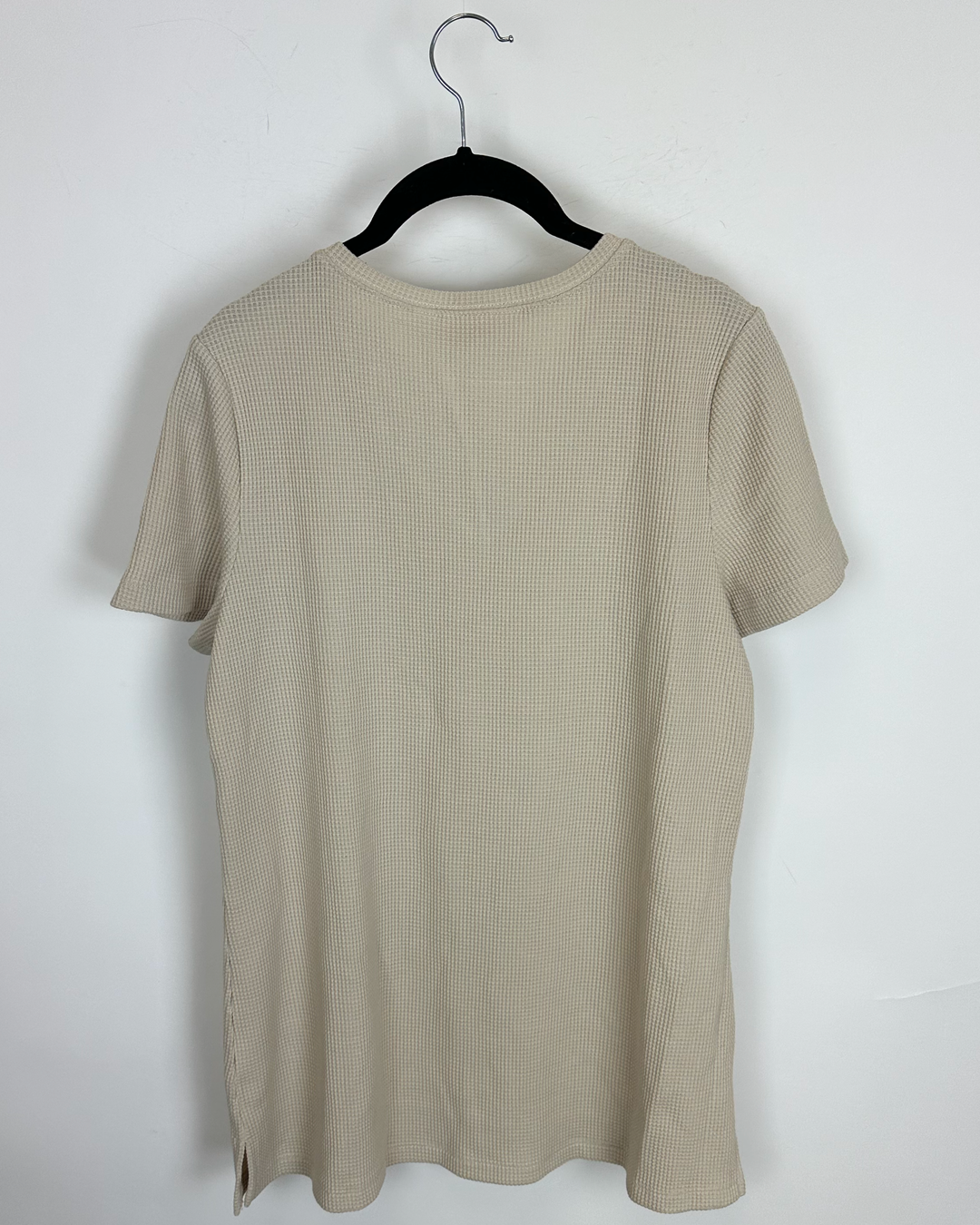Taupe Brown Waffle Knit Top - Size 6/8