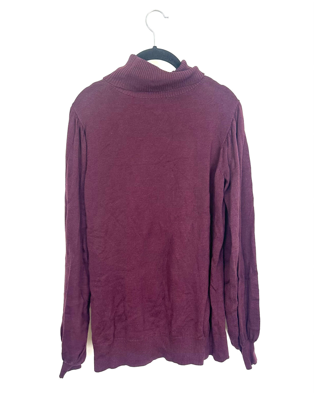 Dark Burgundy Turtleneck Sweater - Size 6/8