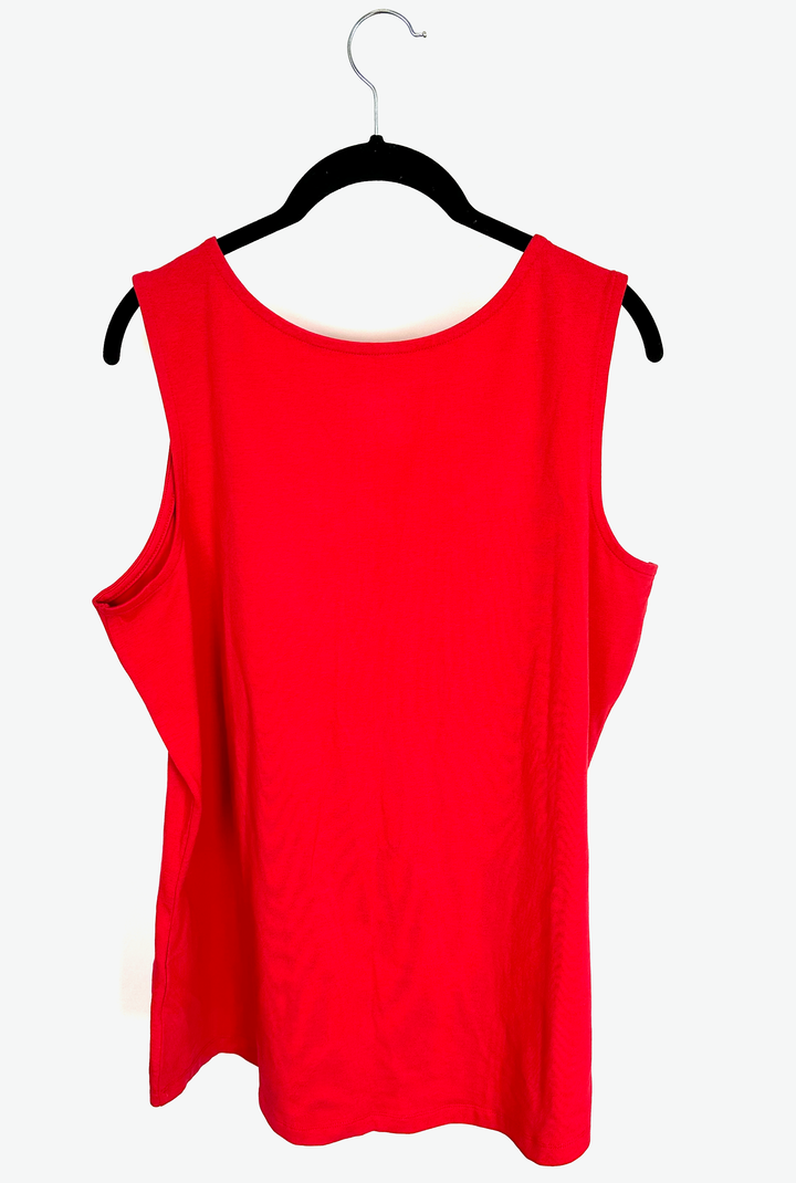 Cherry Red Tank Top - Size 14/16