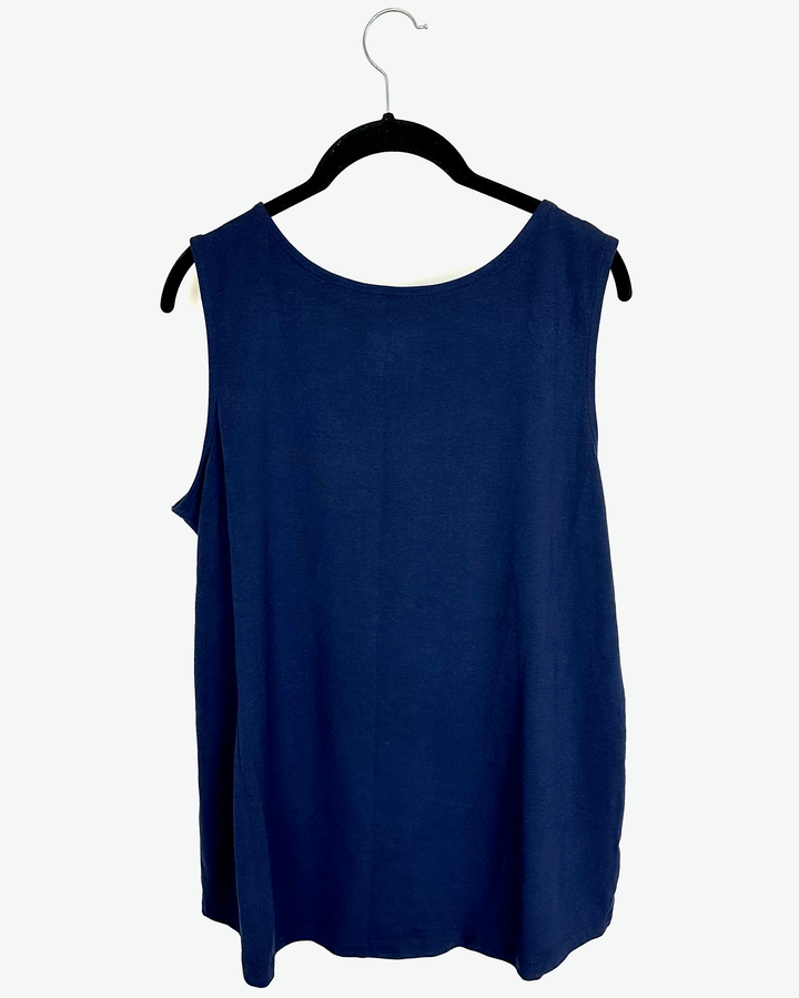 Navy Blue Tank Top - Size 14/16