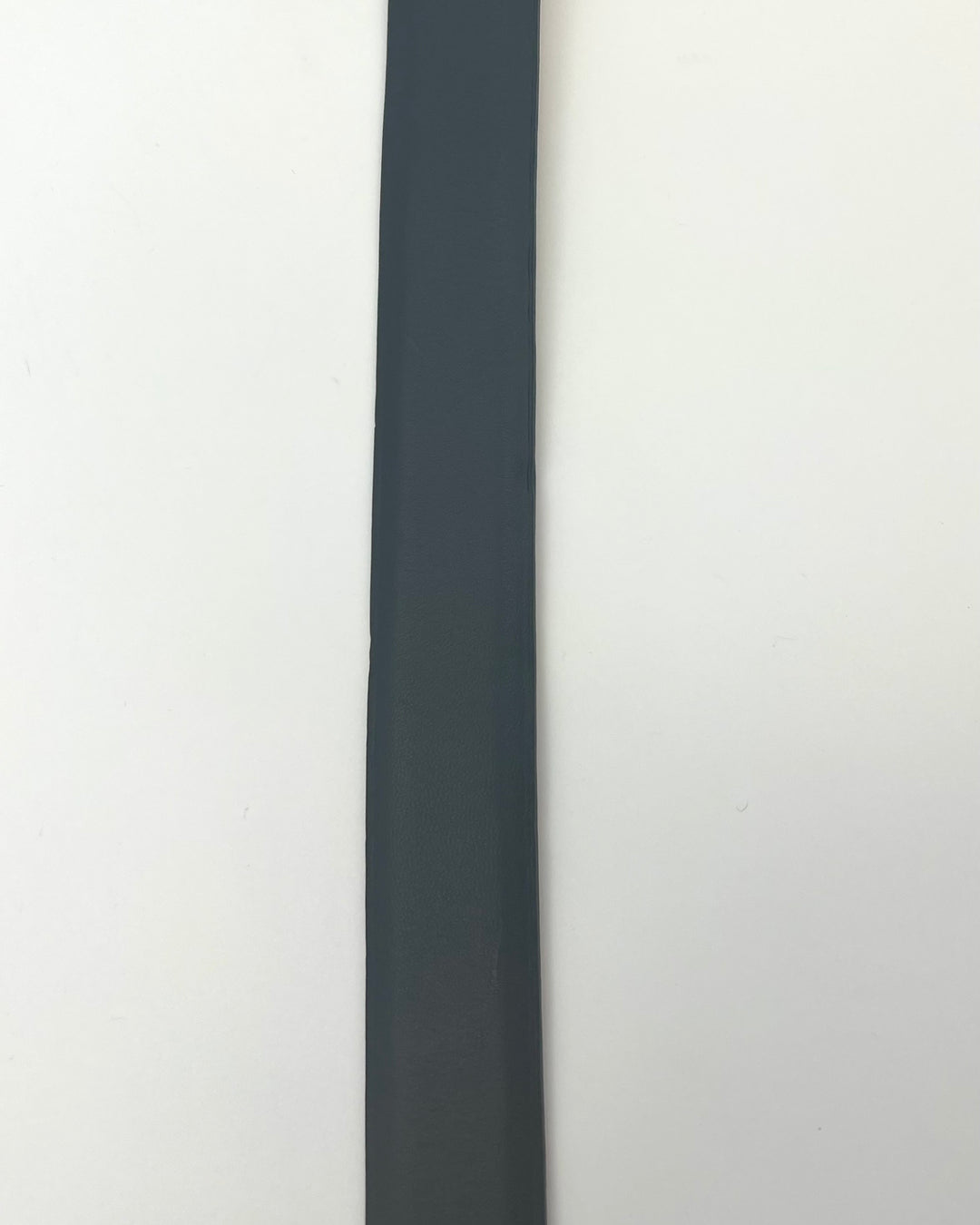 MENS Black Belt with Rectangular Silver Belt Buckle - Size 32