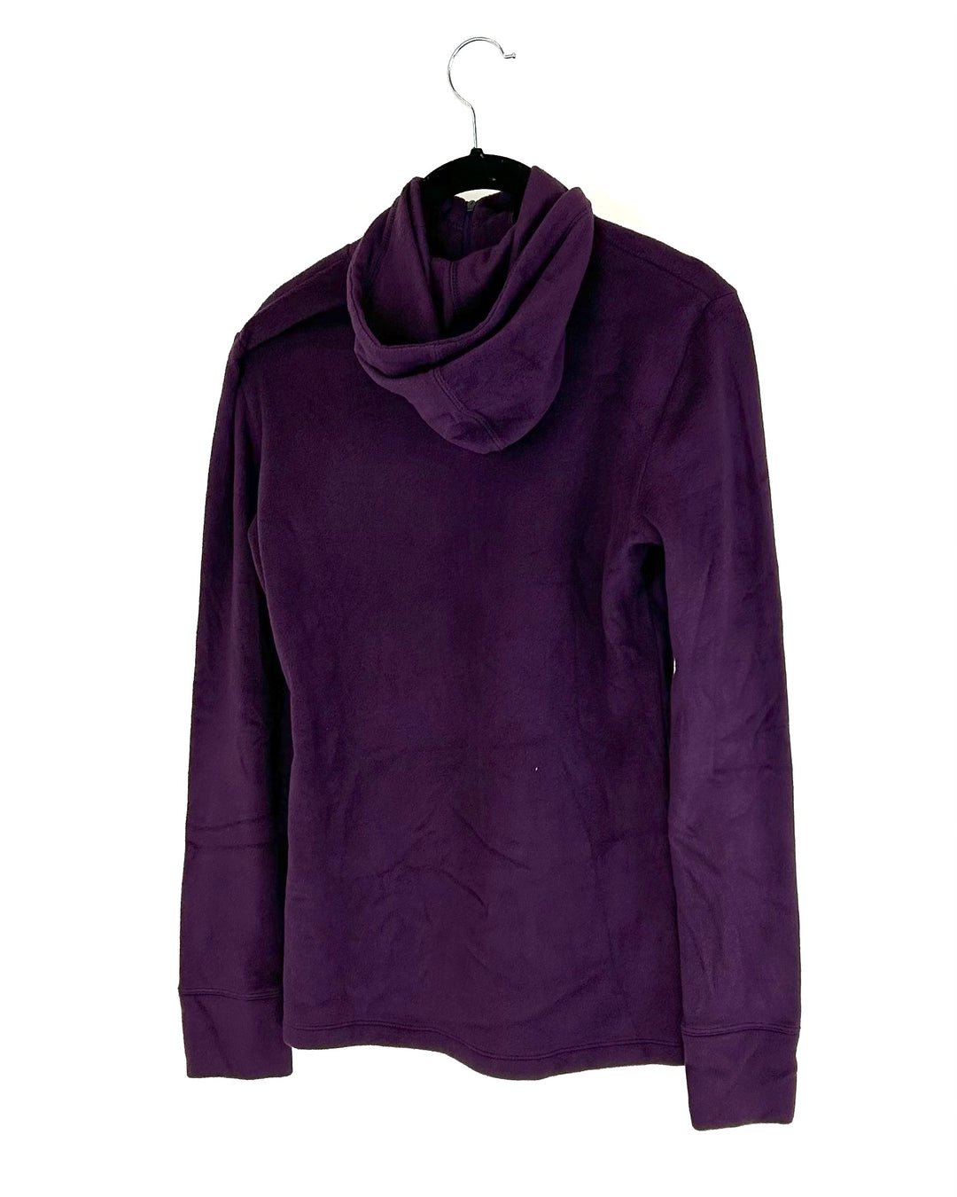 Purple Quarter Zip Hooded Top - Size 2/4