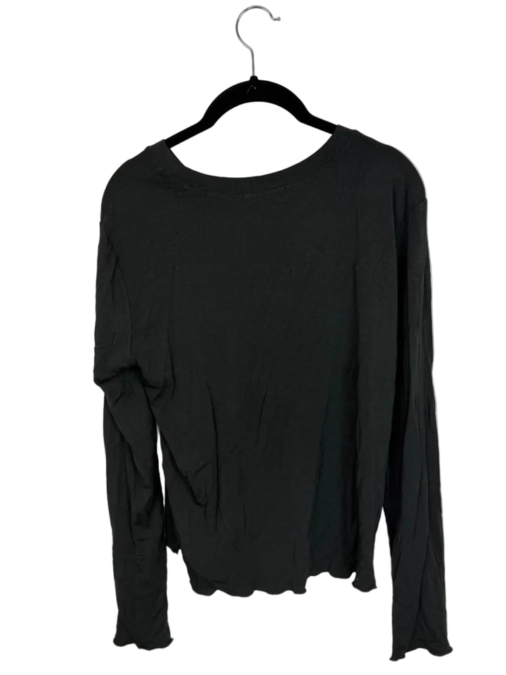 Black Soft Knit Top - Size 2/4