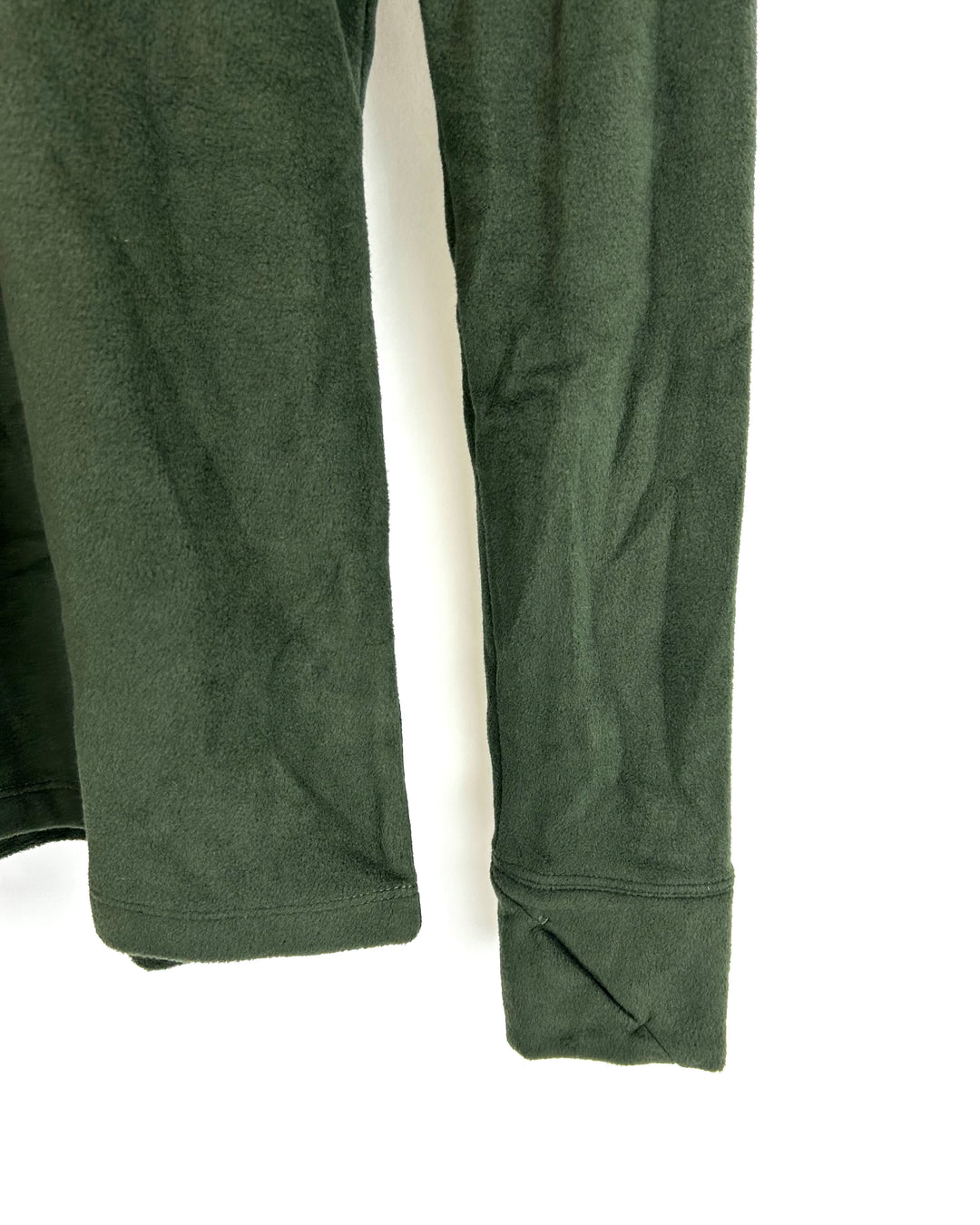 Green Fleece Quarter Zip Top - Size 2/4
