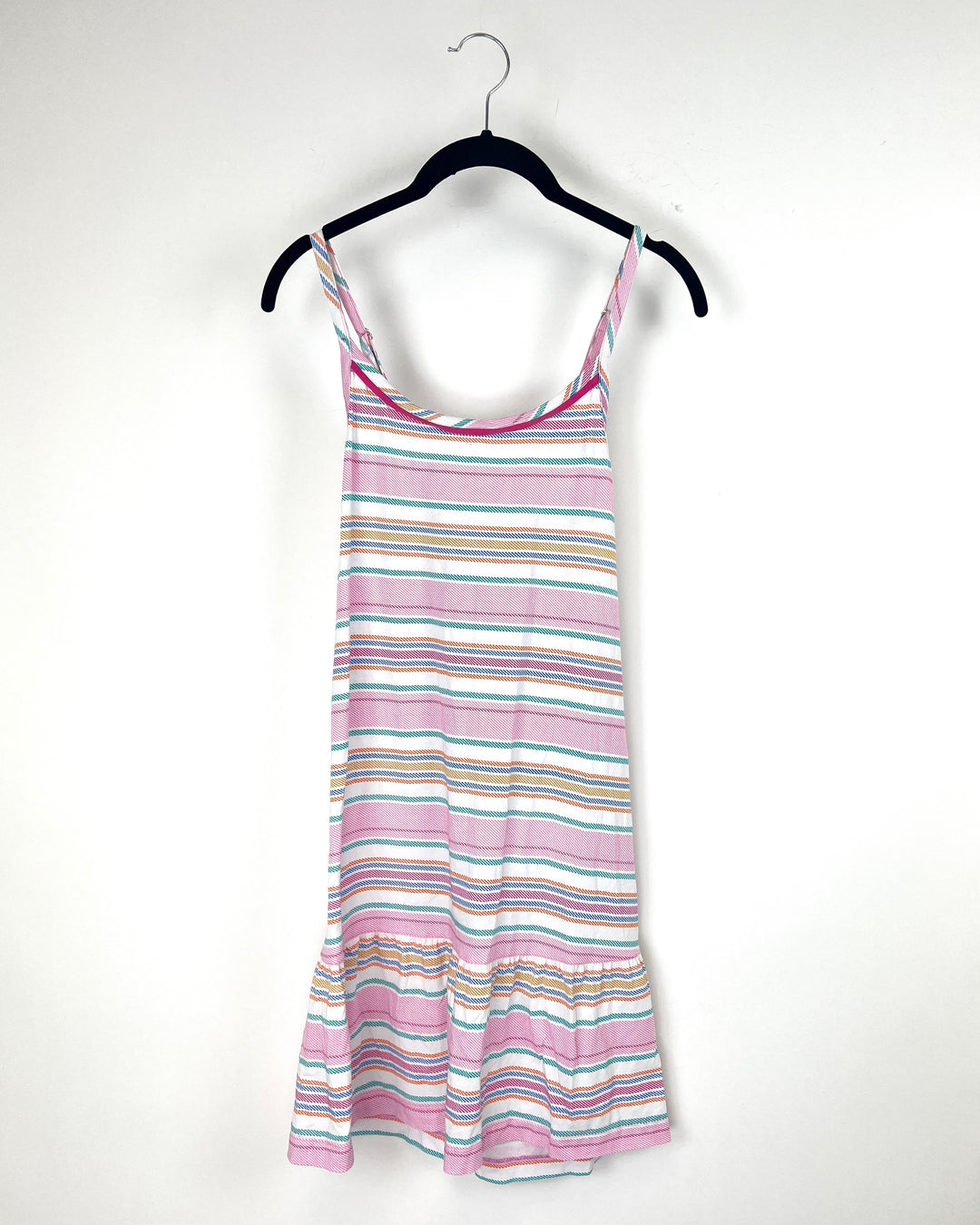 Pink Striped Lounge Dress - Small