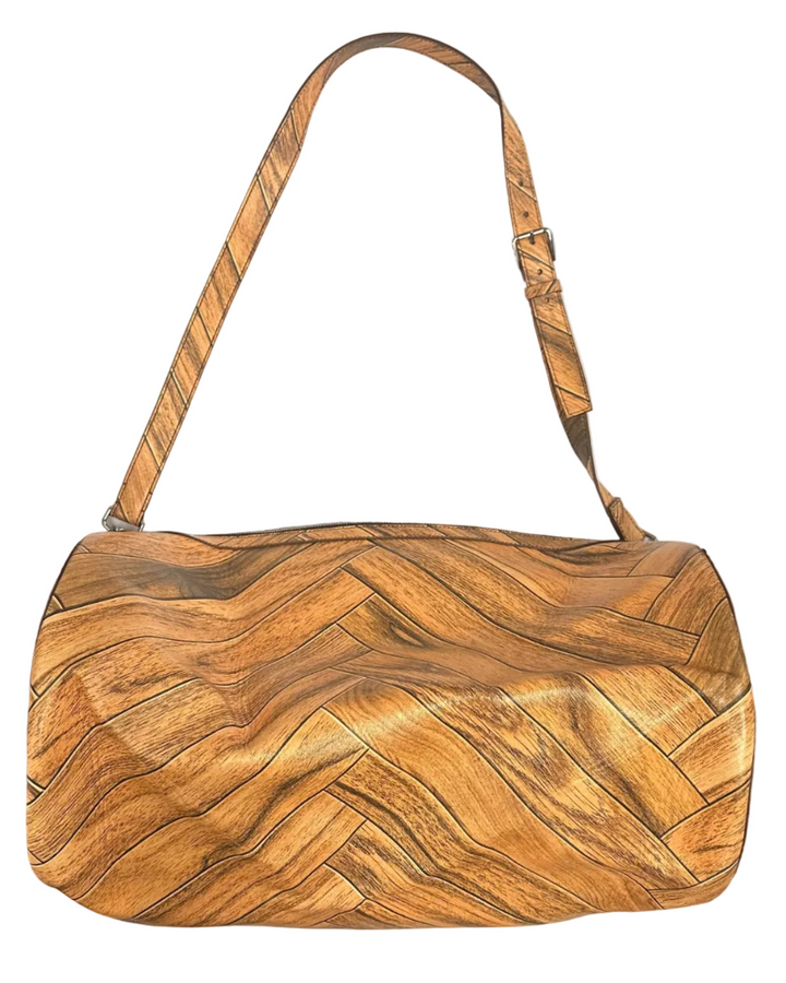 Wooden Print Travel Bag