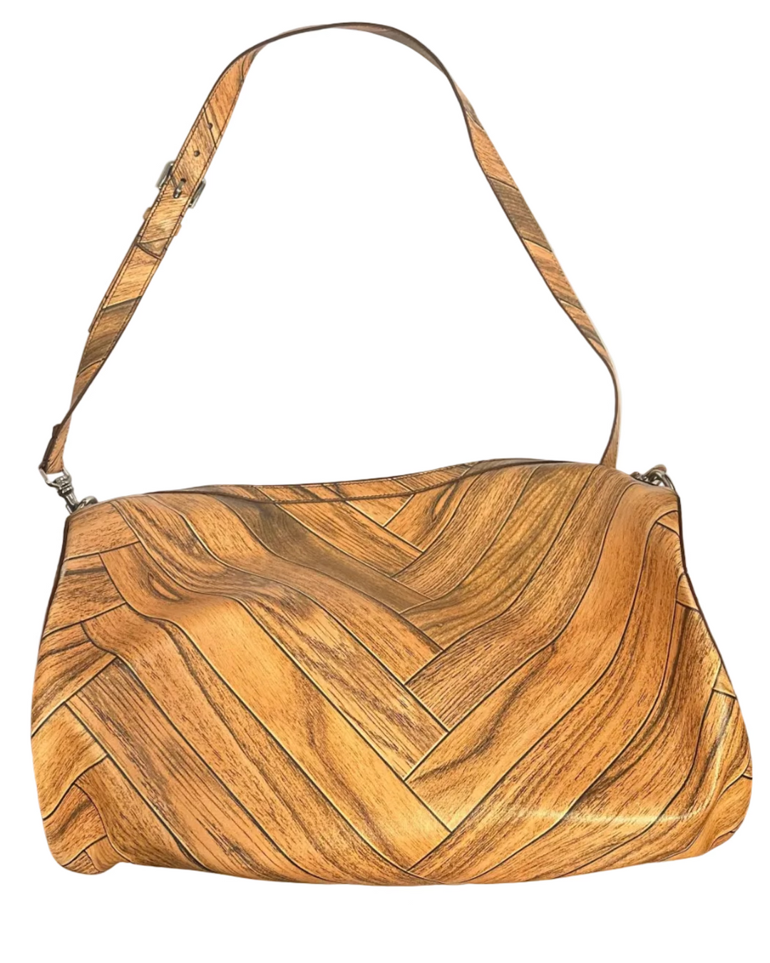 Wooden Print Travel Bag