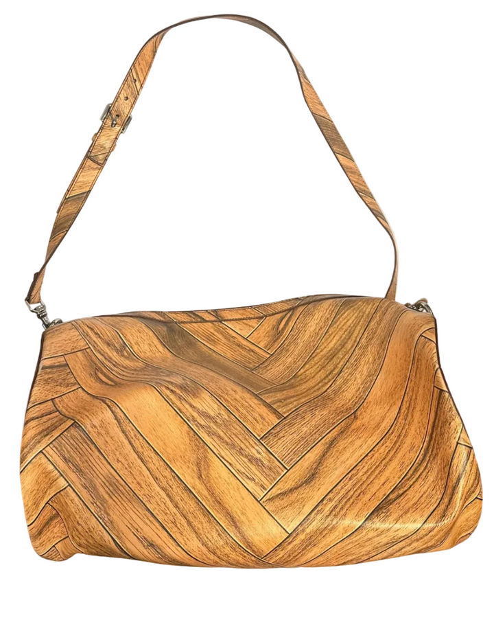 Wooden Print Travel Bag