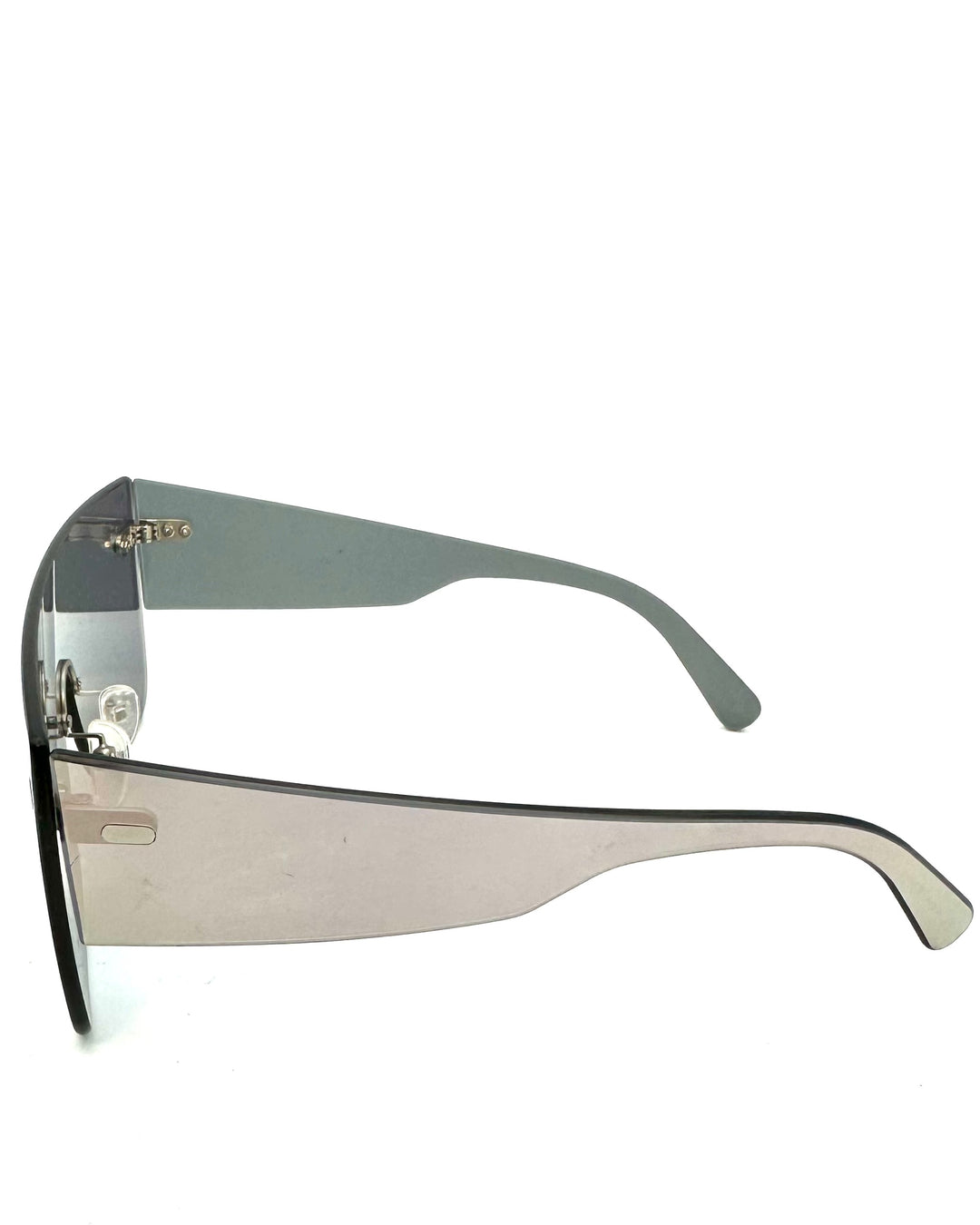 Pink Aviator Shield Sunglasses