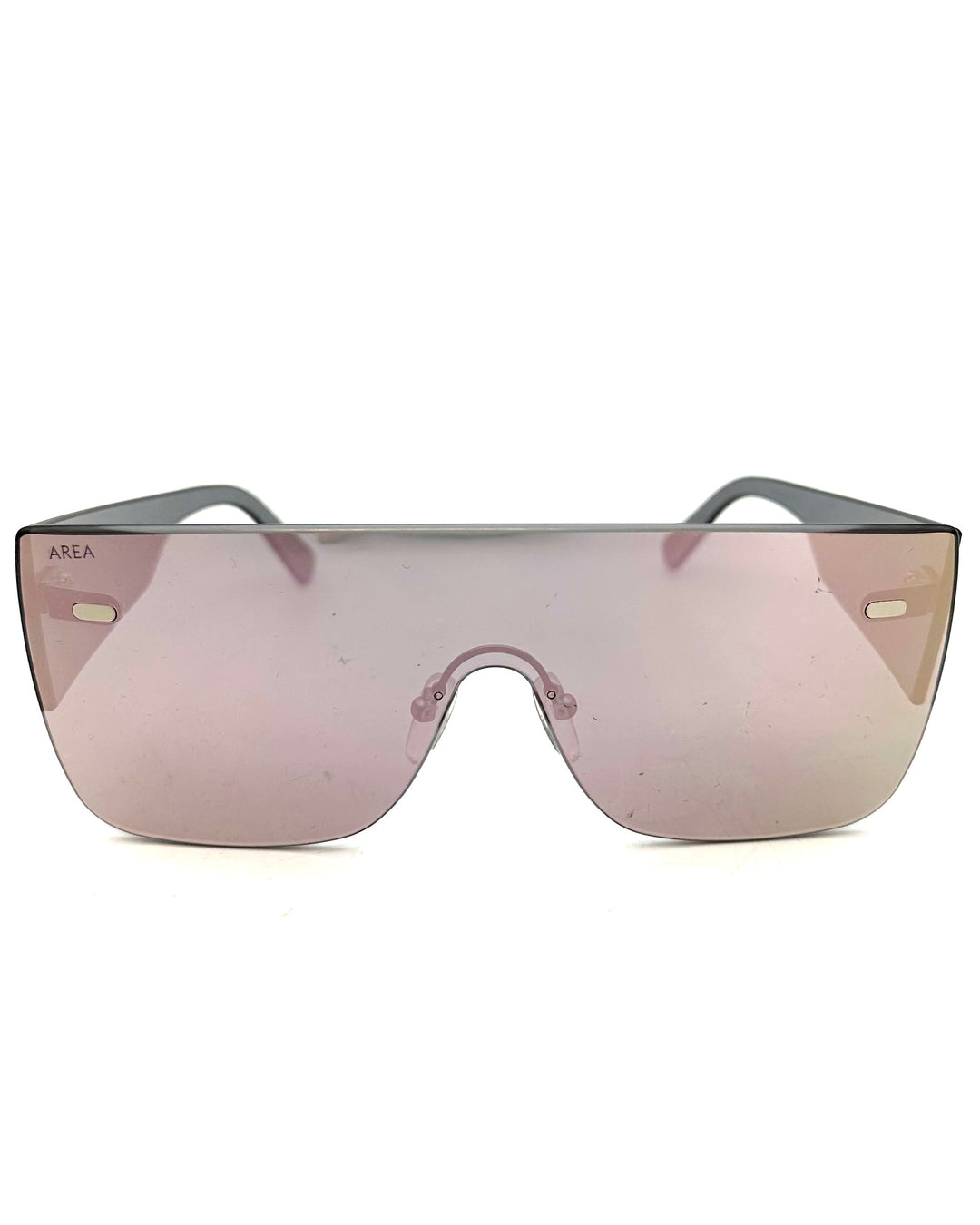 Pink Aviator Shield Sunglasses
