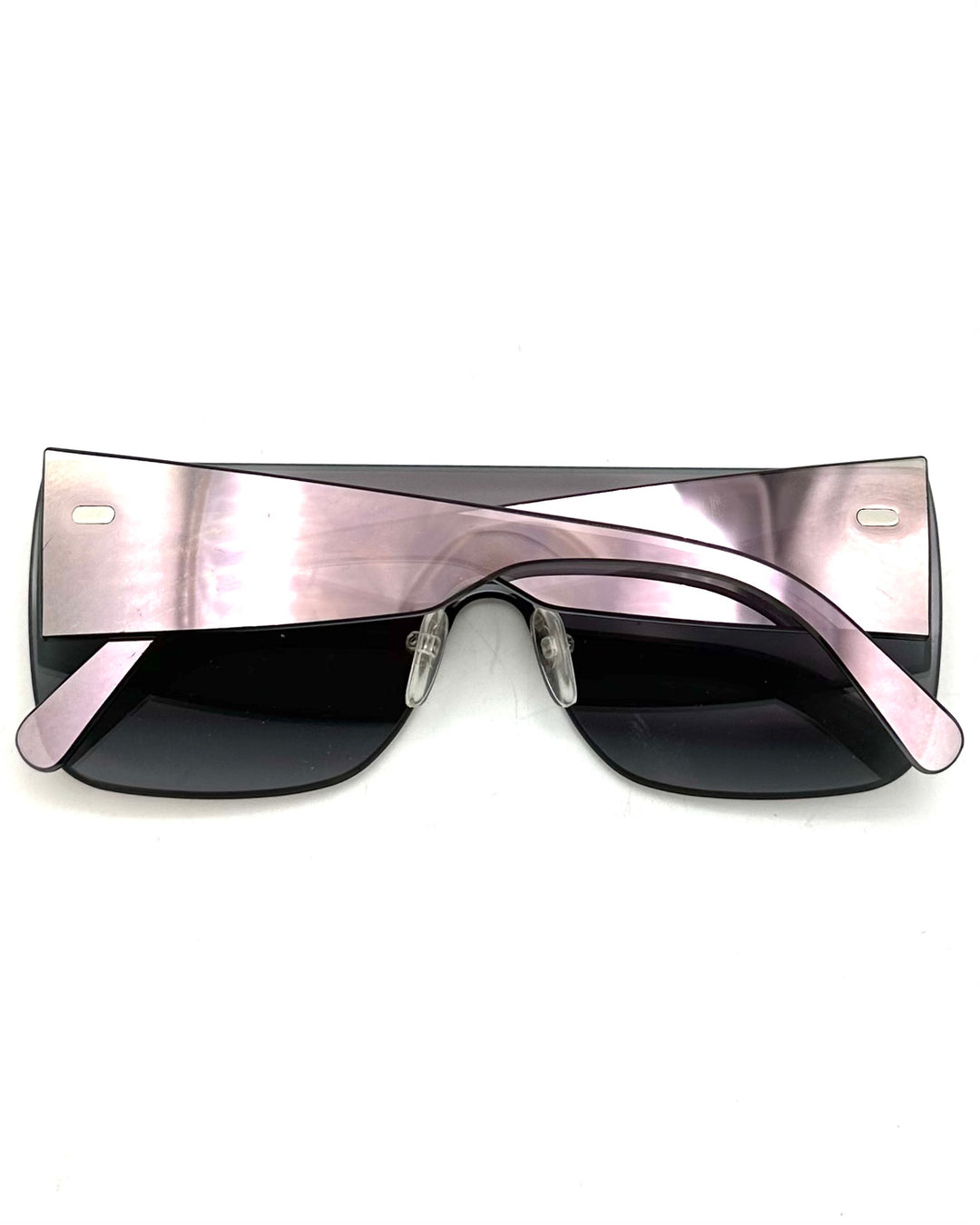 Pink Aviator Shield Sunglasses