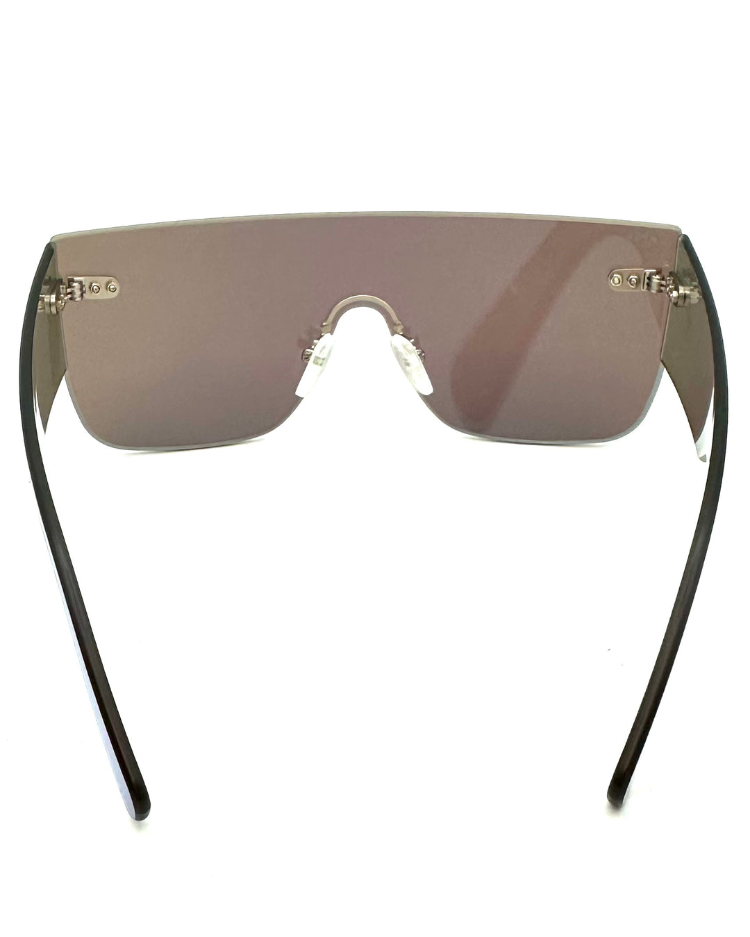 Blue Aviator Shield Sunglasses
