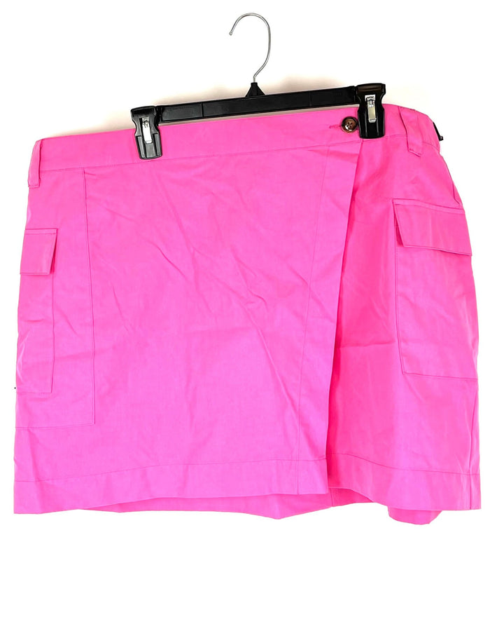 Future Collective Hot Pink Mini Skirt - Size 20
