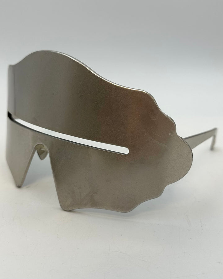 Runway Silver Shield Glasses