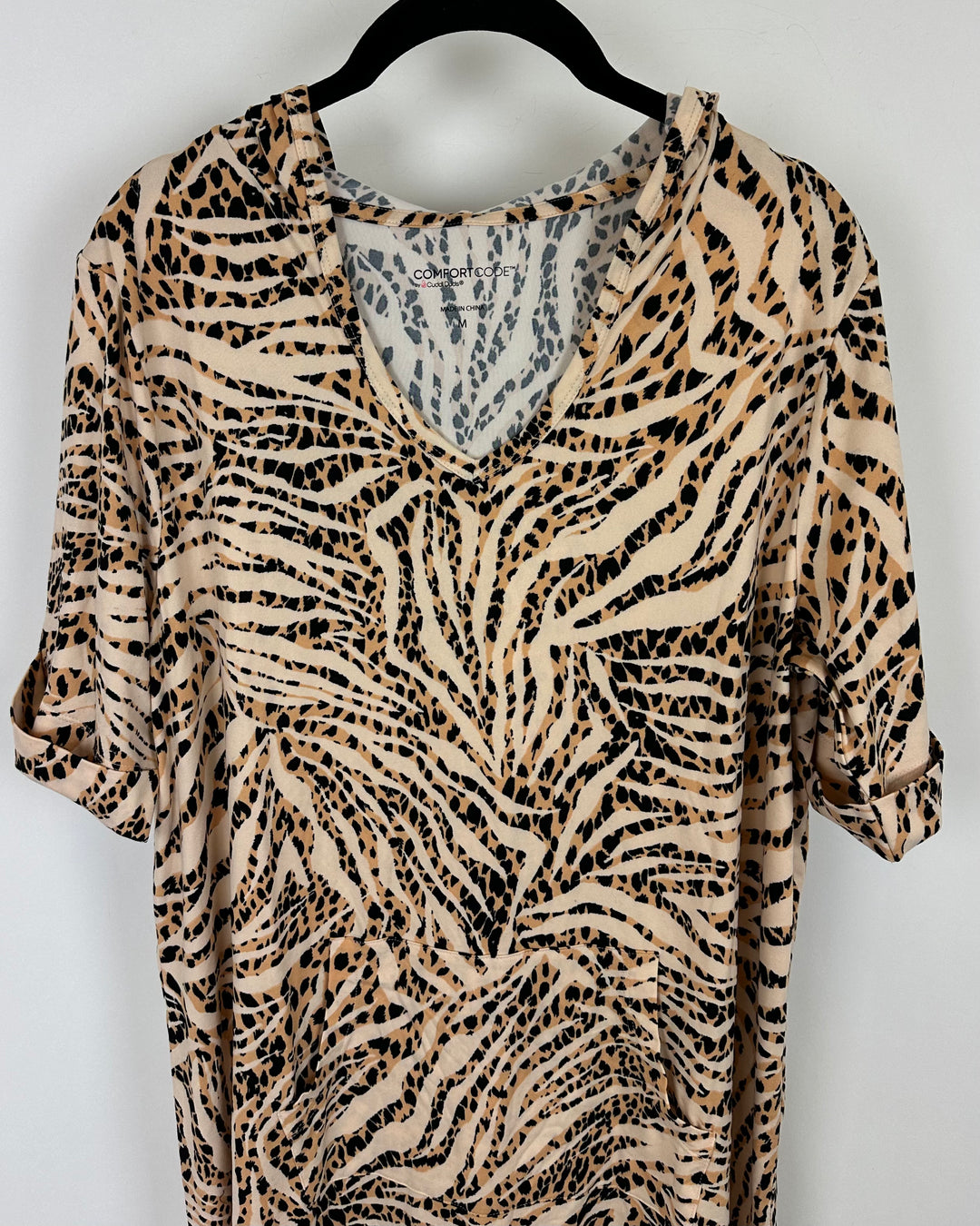 Cheetah Print Dress With Pocket - Size 6/8 and 10/12