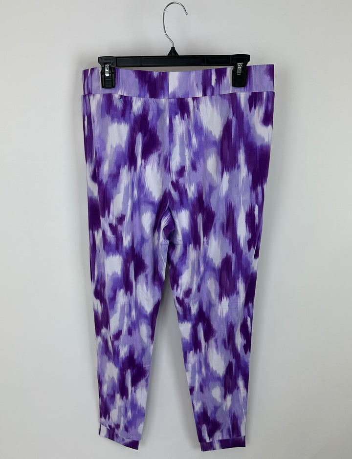 Purple Tie Dye Lounge Pants - Size 6/8 and 10/12