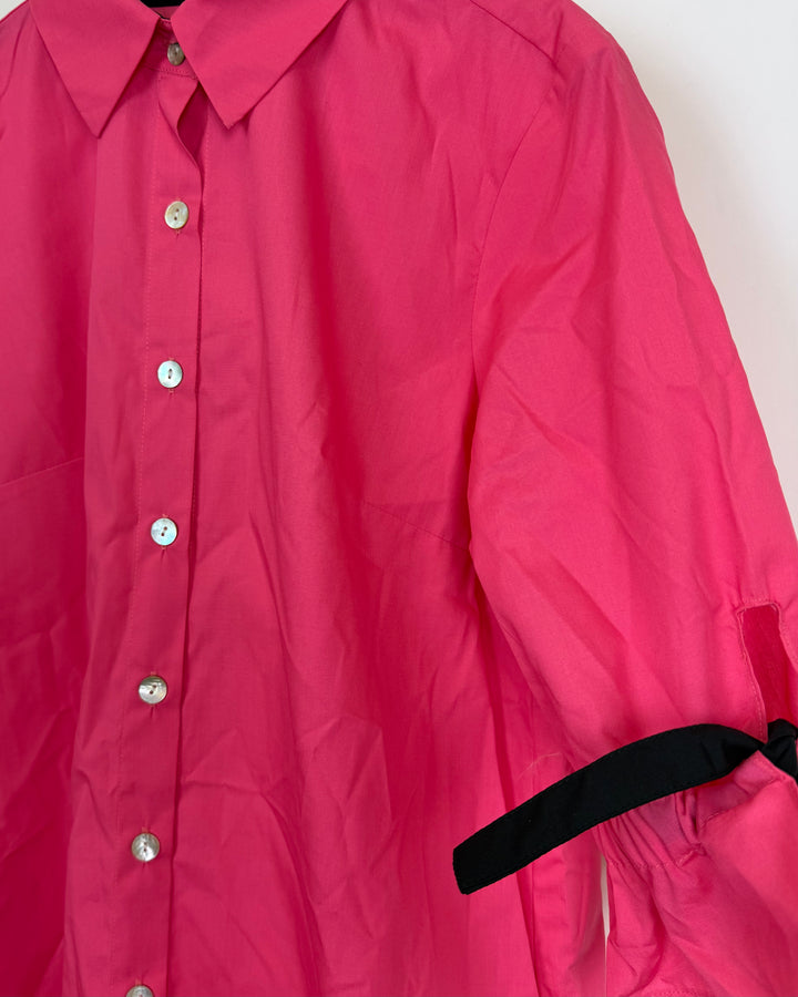 Raspberry Pink Shirt Dress - Size 4/6, 8/10 and 16/18