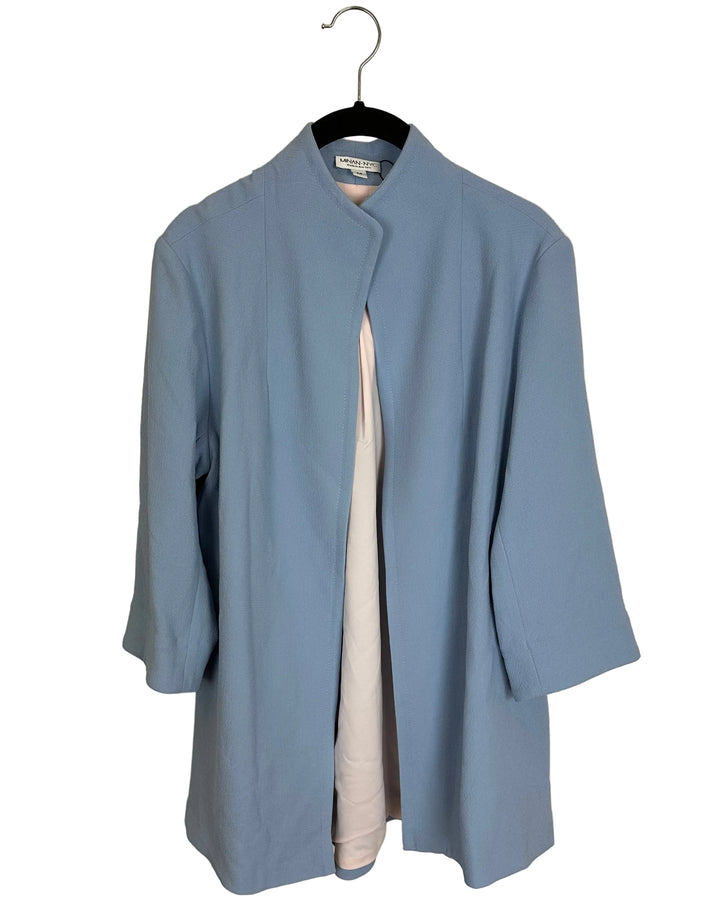 Periwinkle Blue Open Blazer - Size 6/8 and 10/12