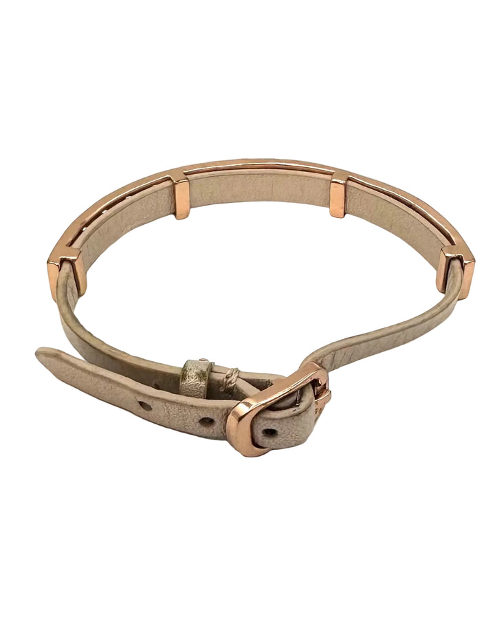 Rose Gold Belt Bracelet