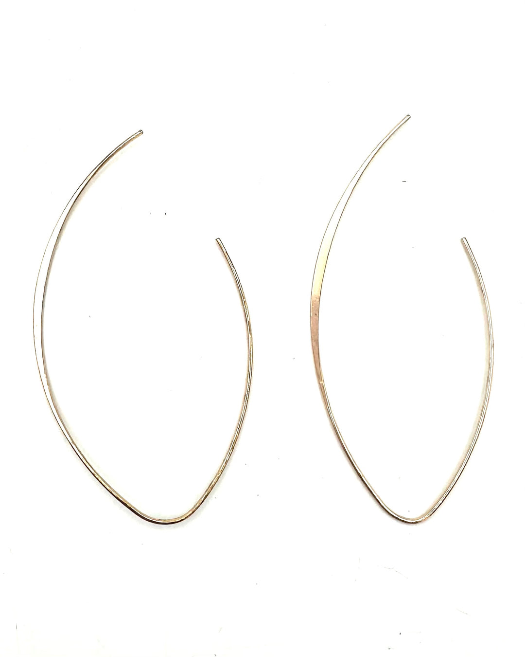Feather Thin Gold Earrings