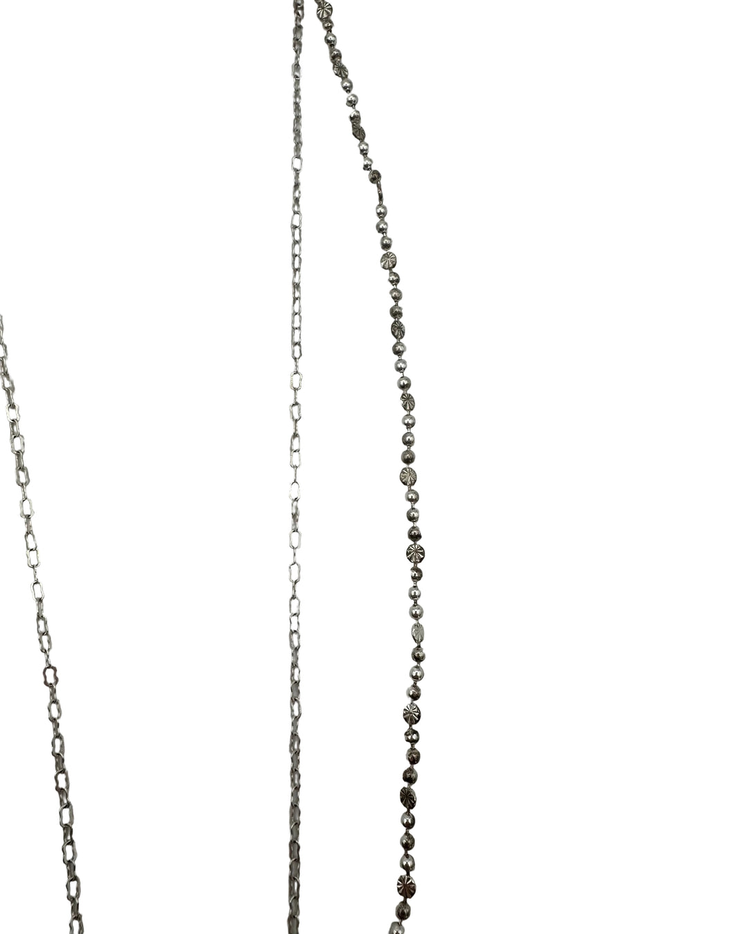Silver Palm Leaf Layer Necklace