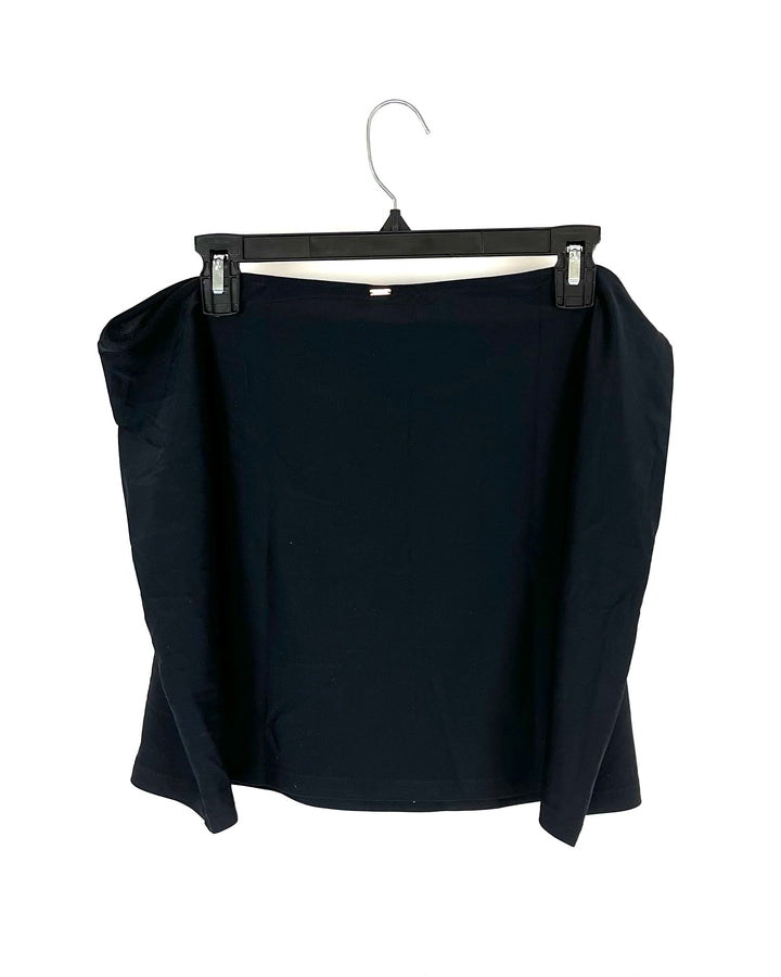 Black Skirt Swim Cover Up- Extra Extra Large