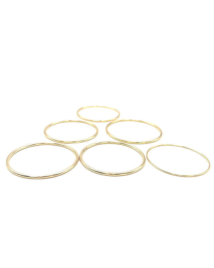 Gold Bangle Set