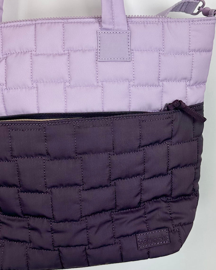 Purple Patched Shoulder/Crossbody Bag