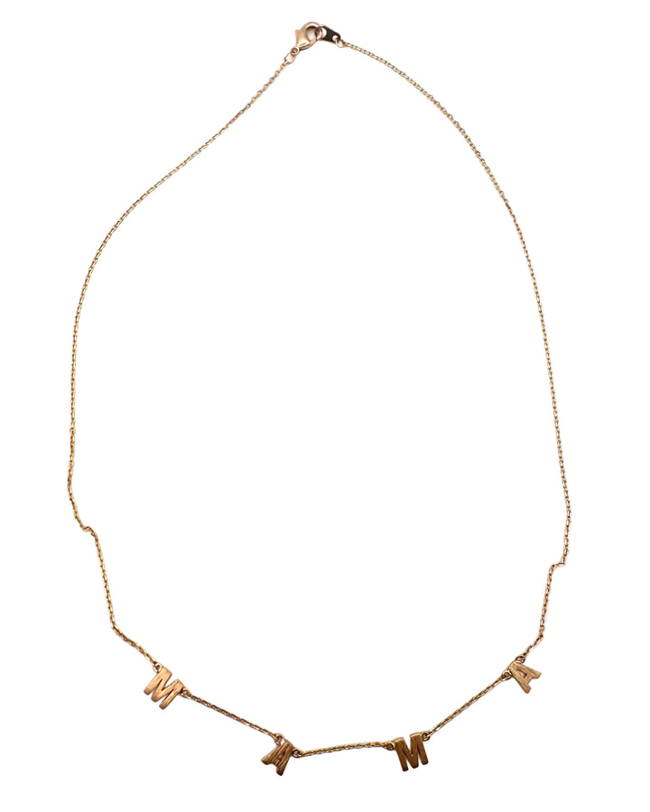 Rose Gold "Mama" Necklace