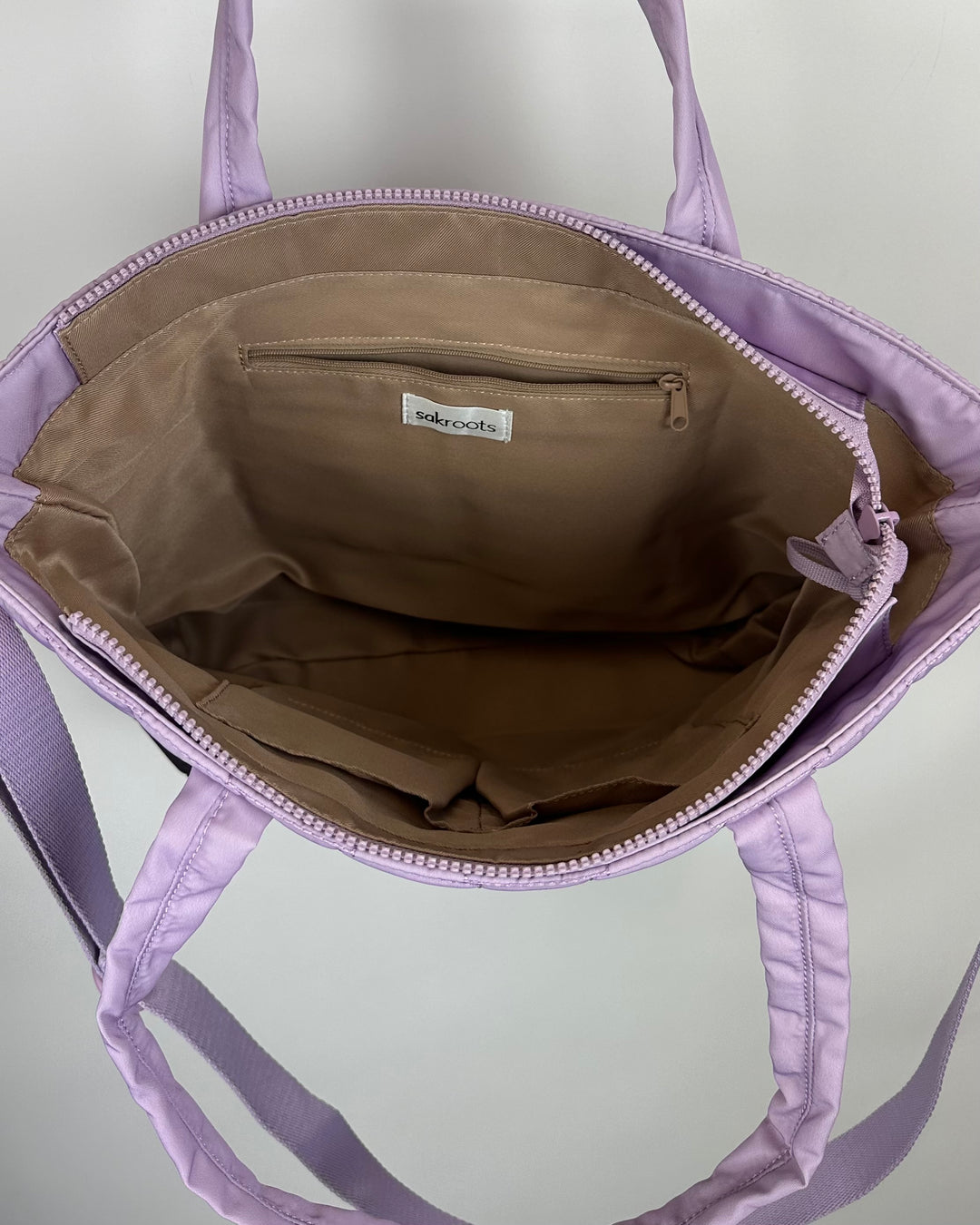 Purple Patched Shoulder/Crossbody Bag