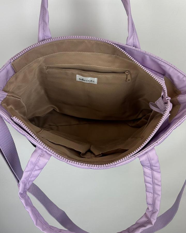 Purple Patched Shoulder/Crossbody Bag
