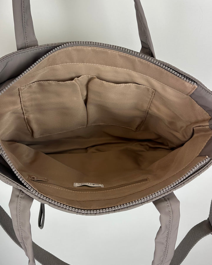 Black and Gray Patched Shoulder/Crossbody Bag