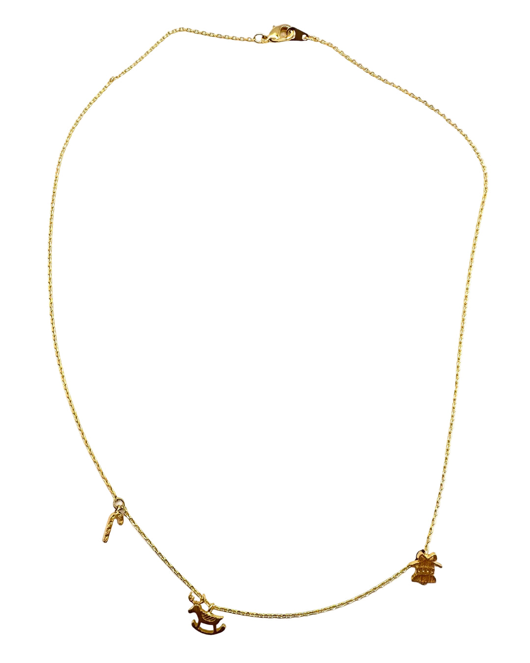 Gold Holiday Season Necklace