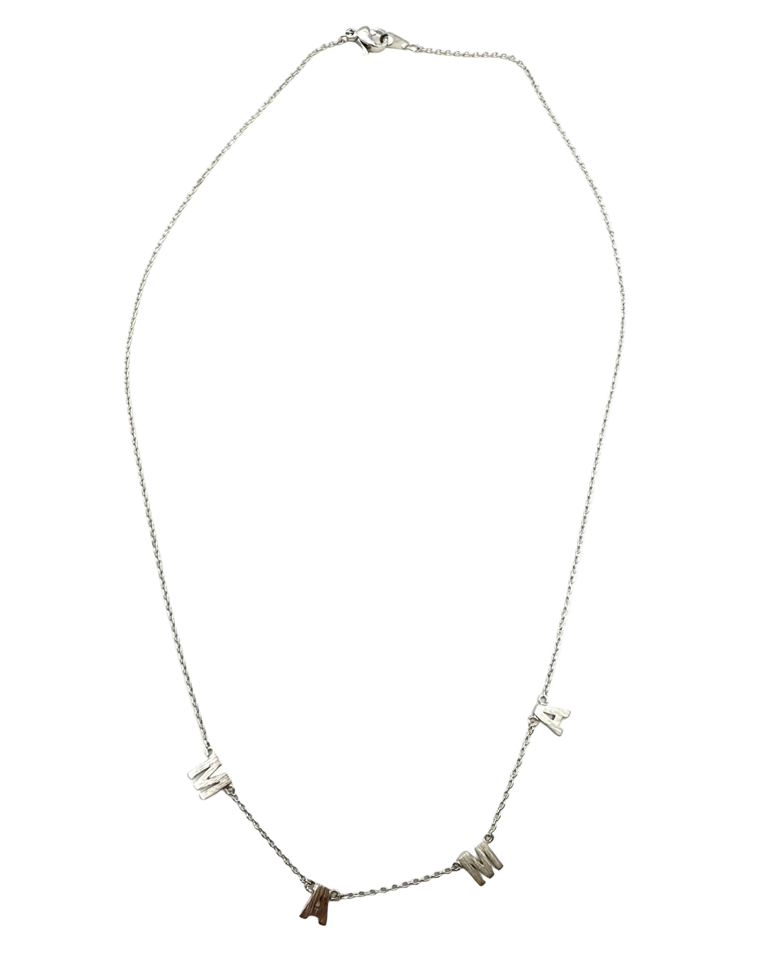 Silver "Mama" Necklace