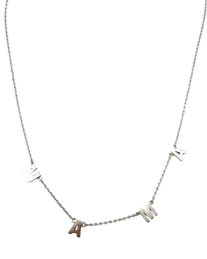 Silver "Mama" Necklace