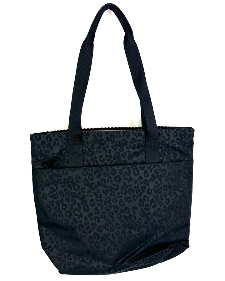 Black Cheetah Print Tote/Crossbody Bag