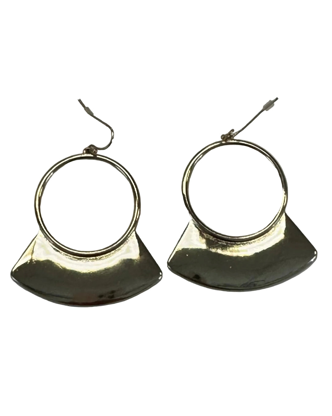 Gold Flare Earrings