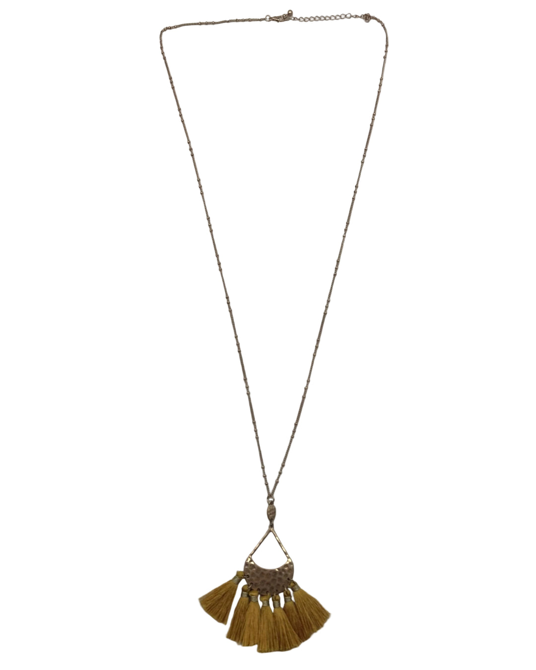 Yellow Gold Tassel Necklace