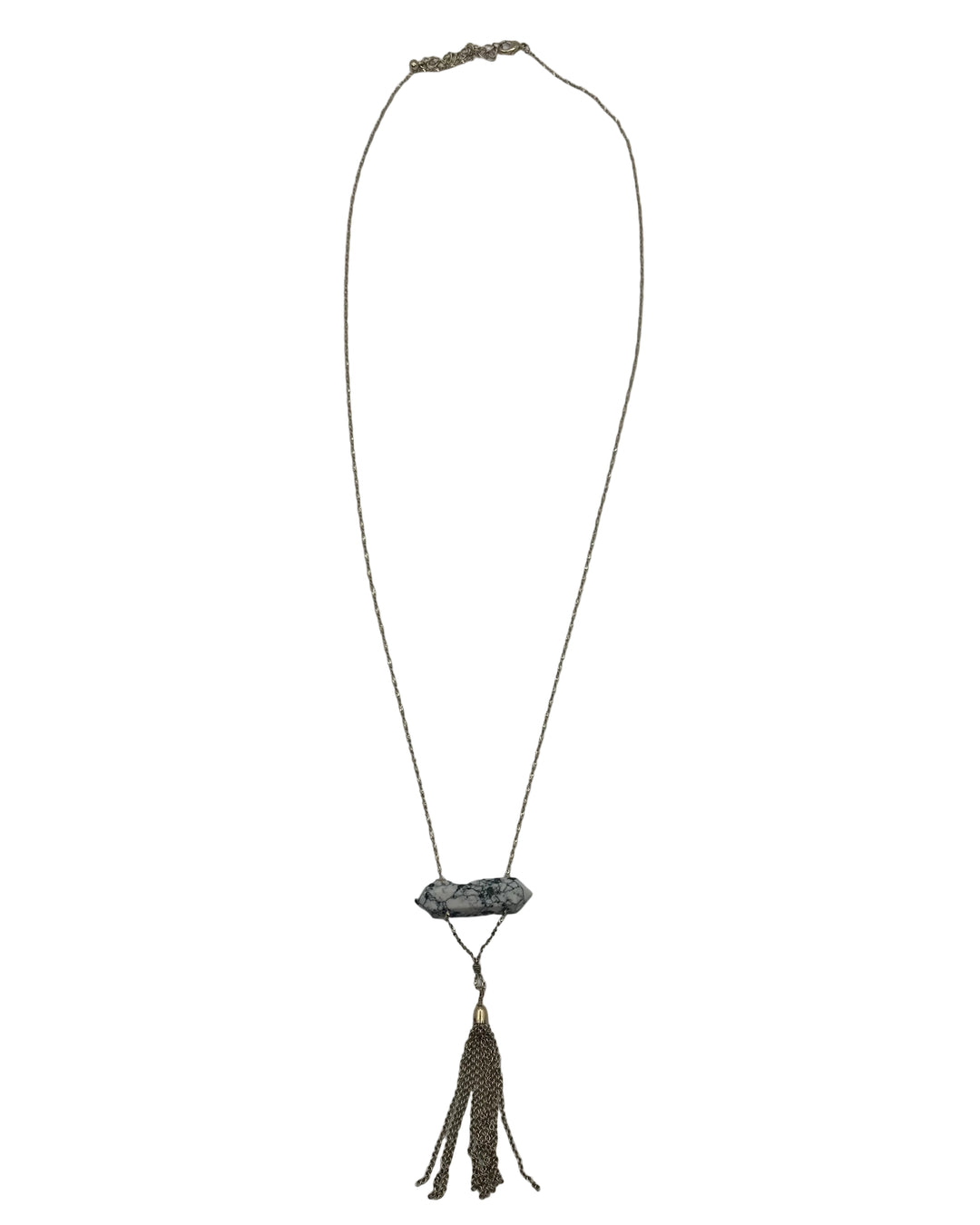 Black & White Marble Necklace